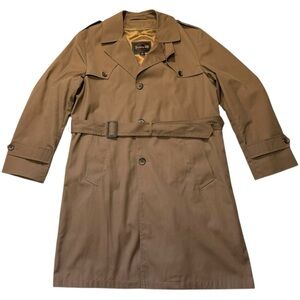 Vintage Botany 500 Classic Tan Trench Coat made in USA‎ - 40/XL